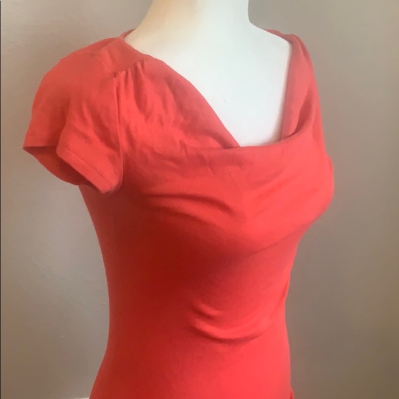 Express Sexy Basic Coral Top - Picture 3 of 5